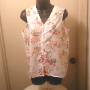 Liz Claiborne Print Top